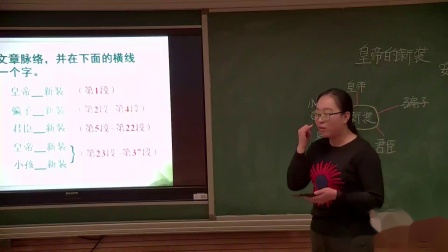 语文七上第19课《皇帝的新装》课堂教学视频实录-冯翠珊