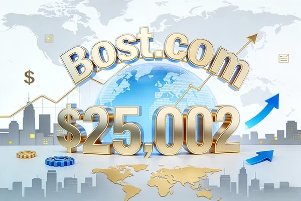 Bost.com以25,02美元成交 短字母.com域名成商业核心资产