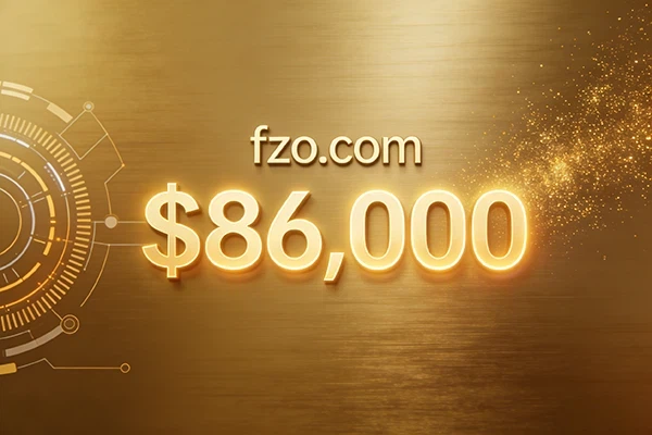 优质三字母.com域名fzo.com8.6万美元成交！