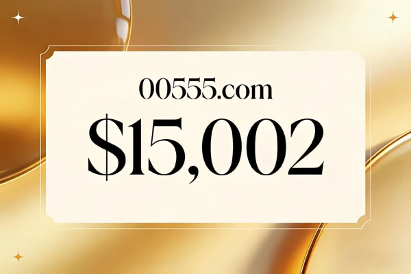 这也行 五数字域名00555.com以15,002美元成交 约合人民币10万元！