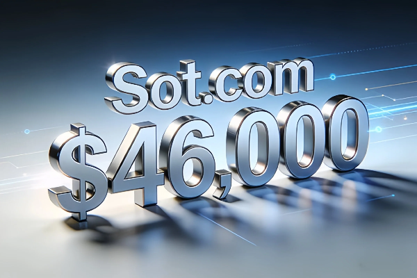 三字母精品域名Sot.com以46,000美元成交