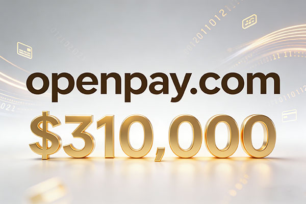 先买后付：OpenPay.com以31 万美元价格成交