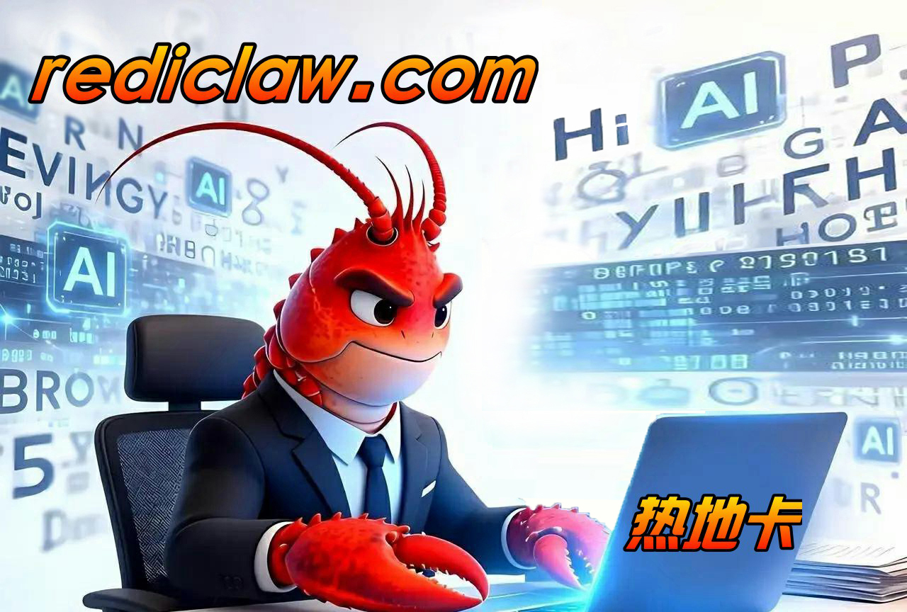 英文域名：热地卡Rediclaw.com一只火出圈的龙虾！